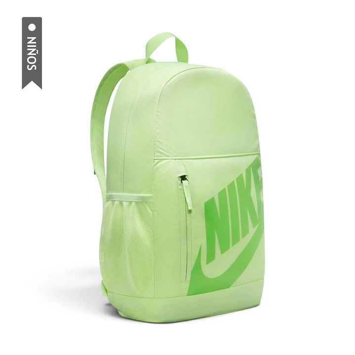 Morral Nike Elemental 20L Niño-Verde/Naranja 3
