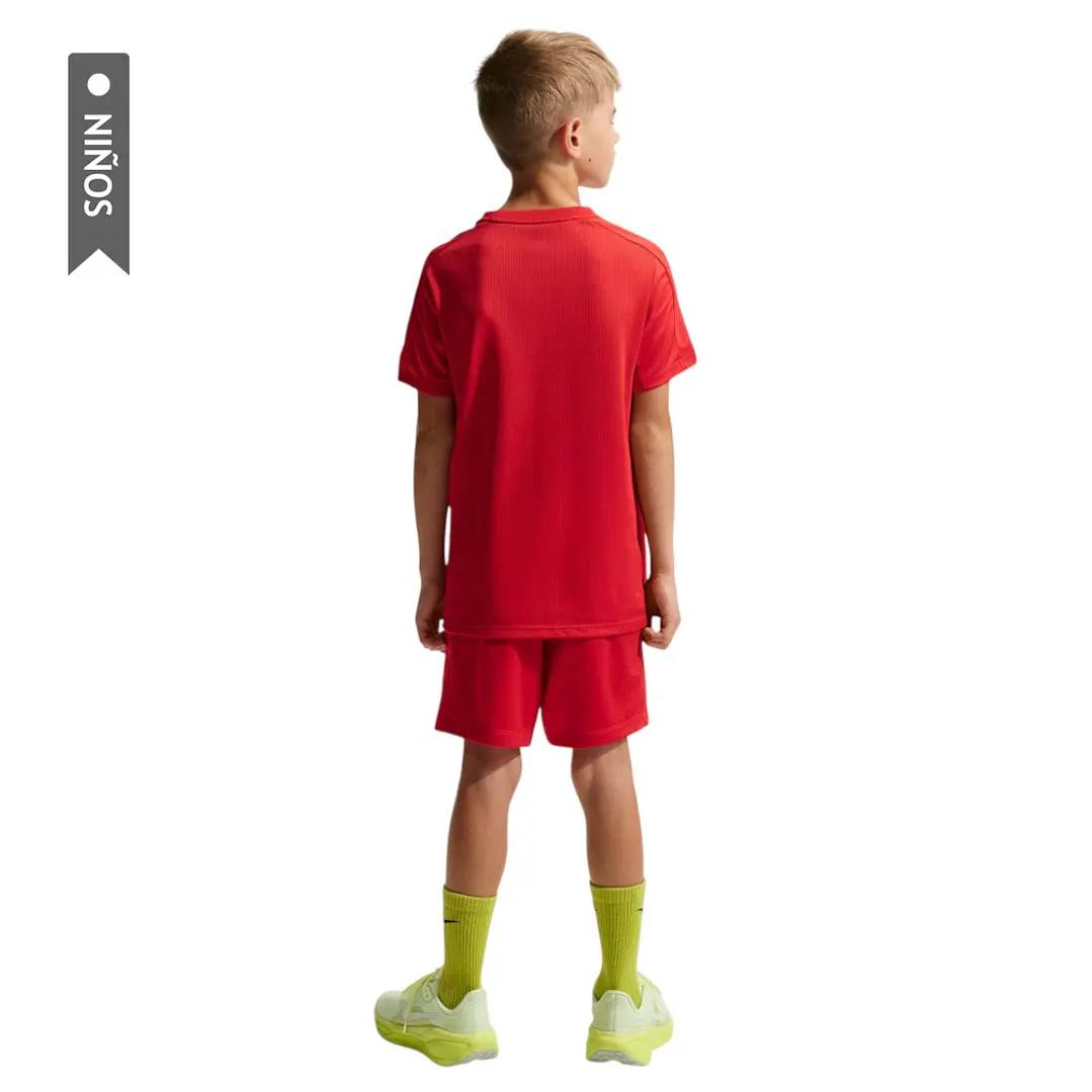 Pantaloneta Nike Trophy23 Niño-Rojo 5