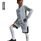 Pantaloneta Nike Academy Niño-Gris - Miniatura 4