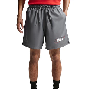 Pantaloneta Nike Club Woven Flow Hombre-Gris