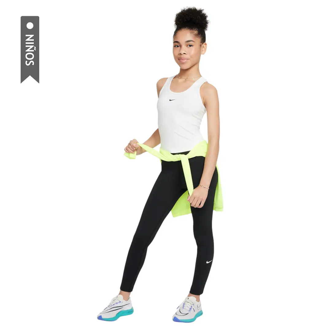 Leggings Nike One Niña-Negro 4