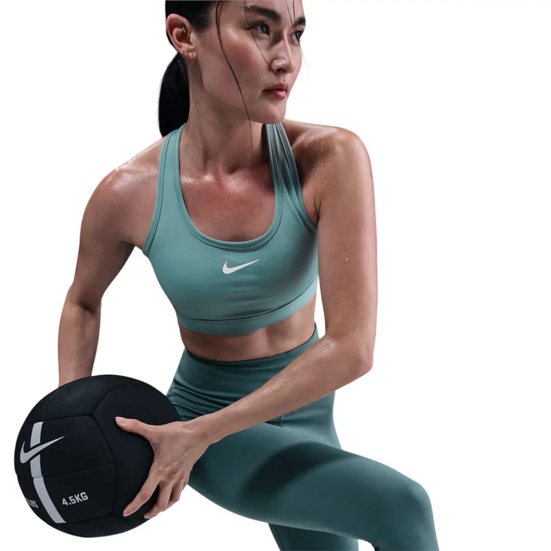 Top Nike Swoosh Medium Support Mujer-Verde 3