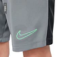 Pantaloneta Nike Academy Niño-Gris/Verde - Miniatura 3