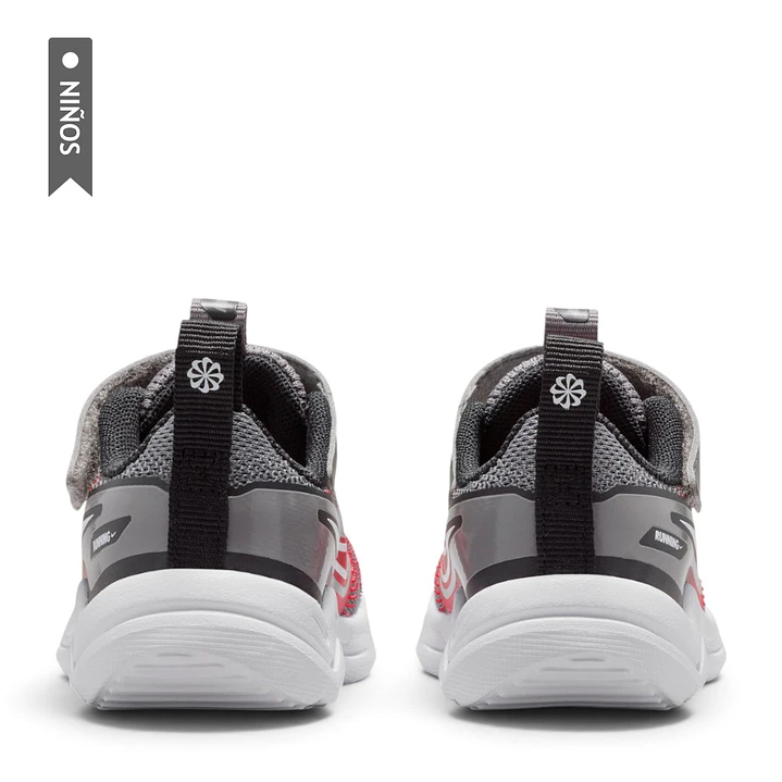 Tenis Nike Cosmic Runner Td Niño-Gris/Rojo 5