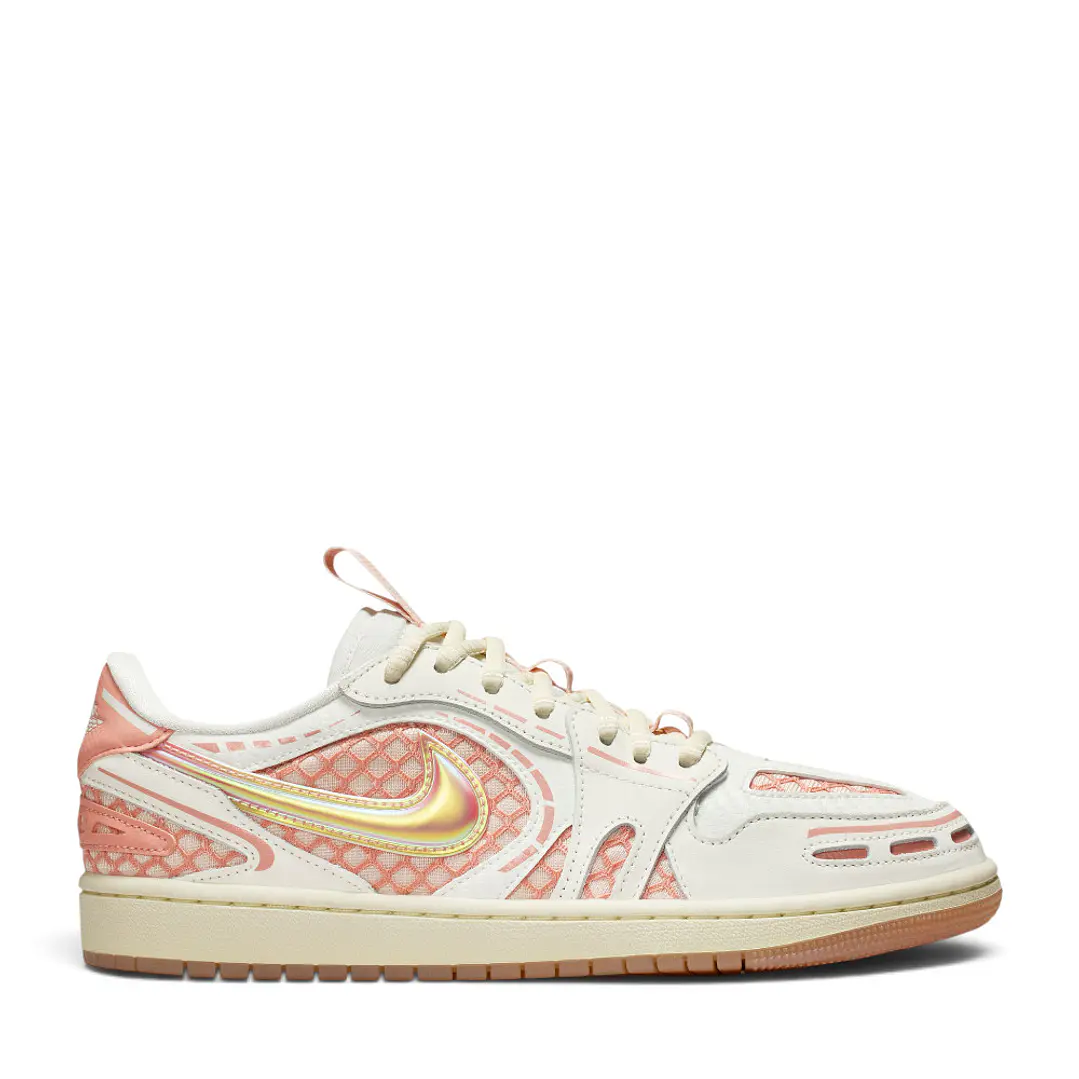 Tenis Nike Air Jordan 1 Low Method Mujer-Beige/Rosa 1
