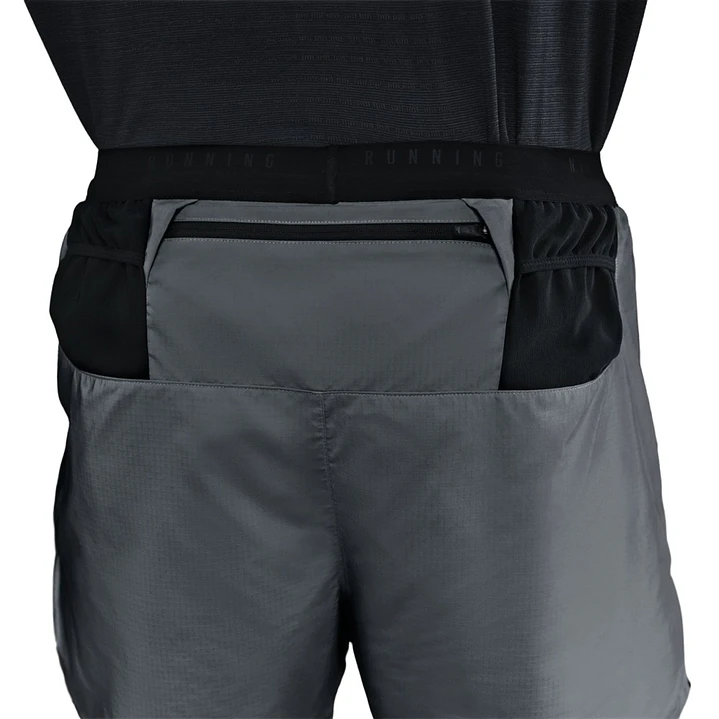 Pantaloneta Nike Reflect 4In Hombre-Gris 2