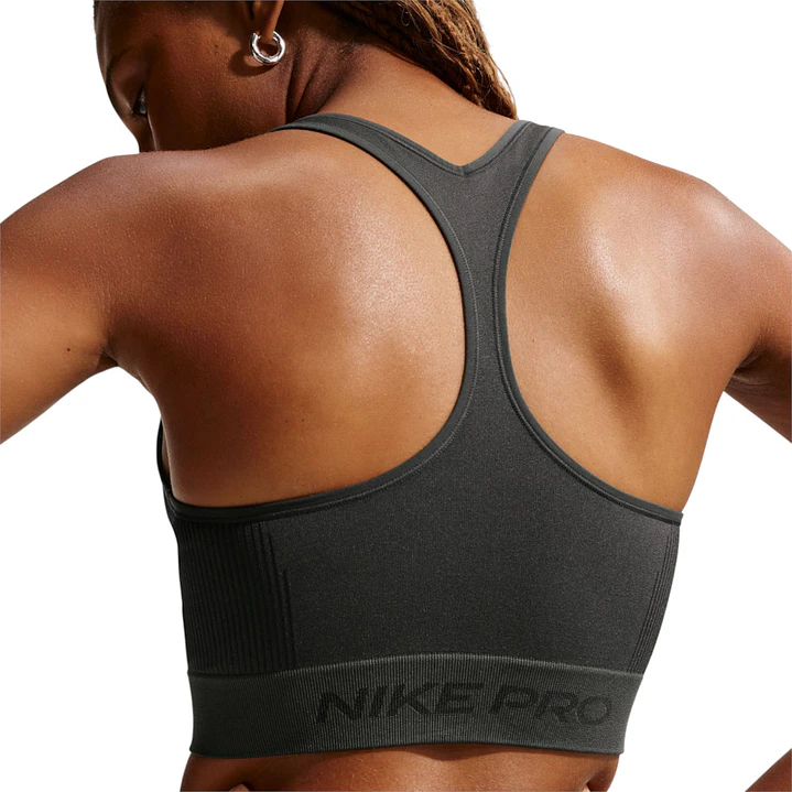 Top Nike Pro Seamless Mujer-Gris 2
