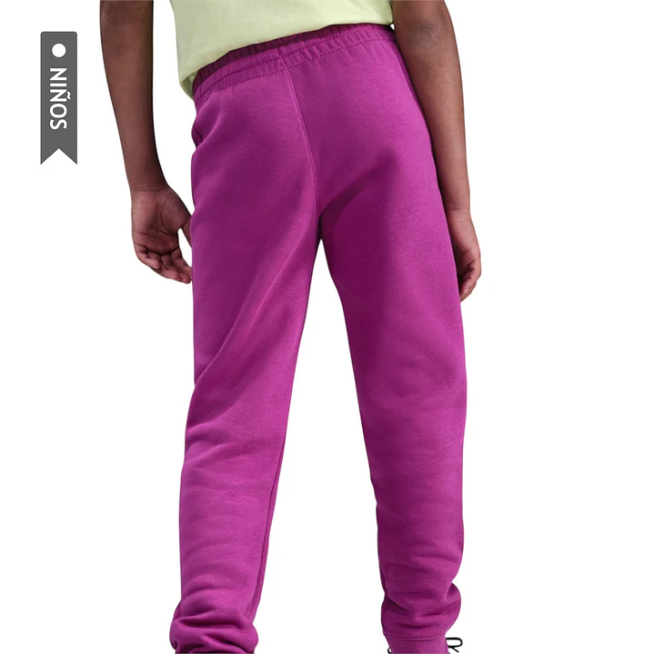 Pantalon Nike Sportswear Club Fleece Niña-Fucsia 2