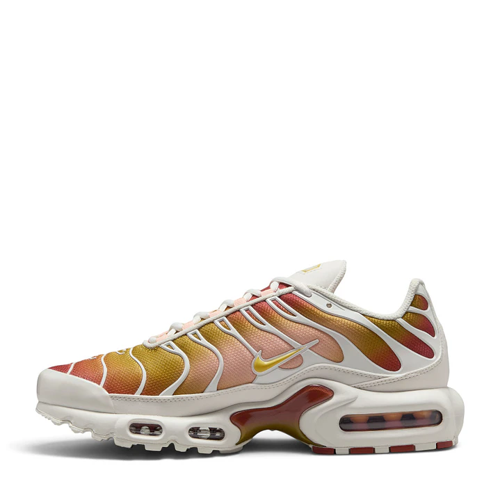 Tenis Nike Air Max Plus Mujer-Blanco/Naranja 3