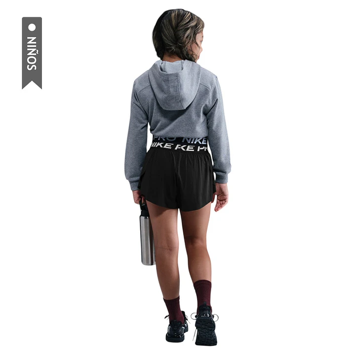 Short Nike Pro Niña-Negro 5