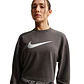 Sueter Nike Crew Neck Mujer-Gris - Miniatura 1