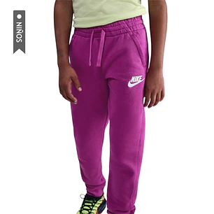 Pantalon Nike Sportswear Club Fleece Niña-Fucsia