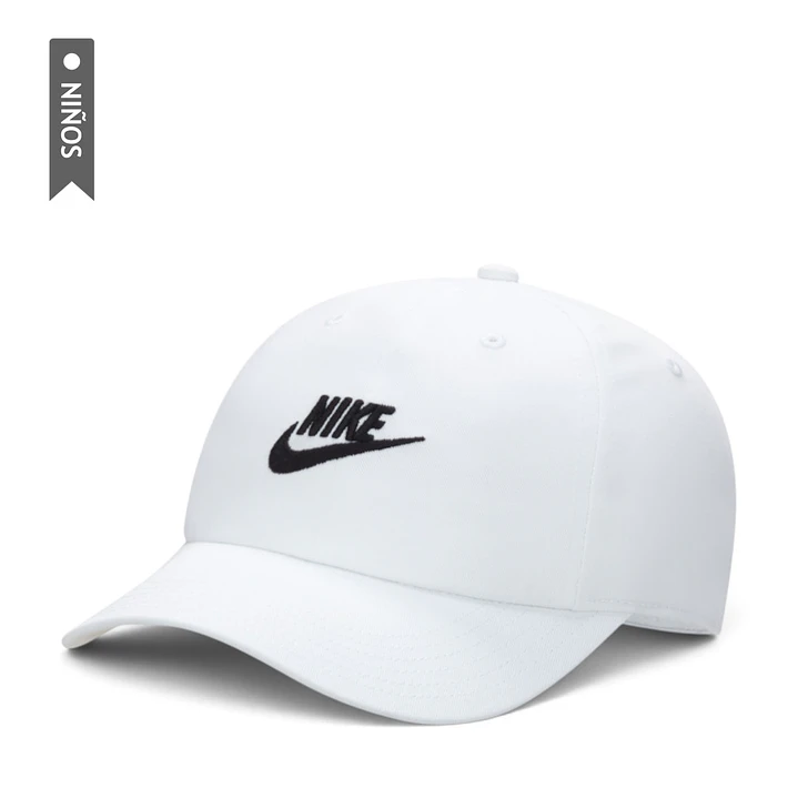 Gorra Nike Club Futura Wash Niño-Blanco 1