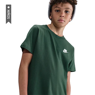 Camiseta Nike Sportswear Futura Niño-Verde