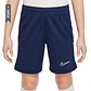 Pantaloneta Nike Academy Niño-Azul/Blanco - Miniatura 1