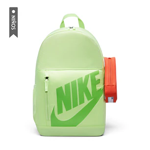 Morral Nike Elemental 20L Niño-Verde/Naranja