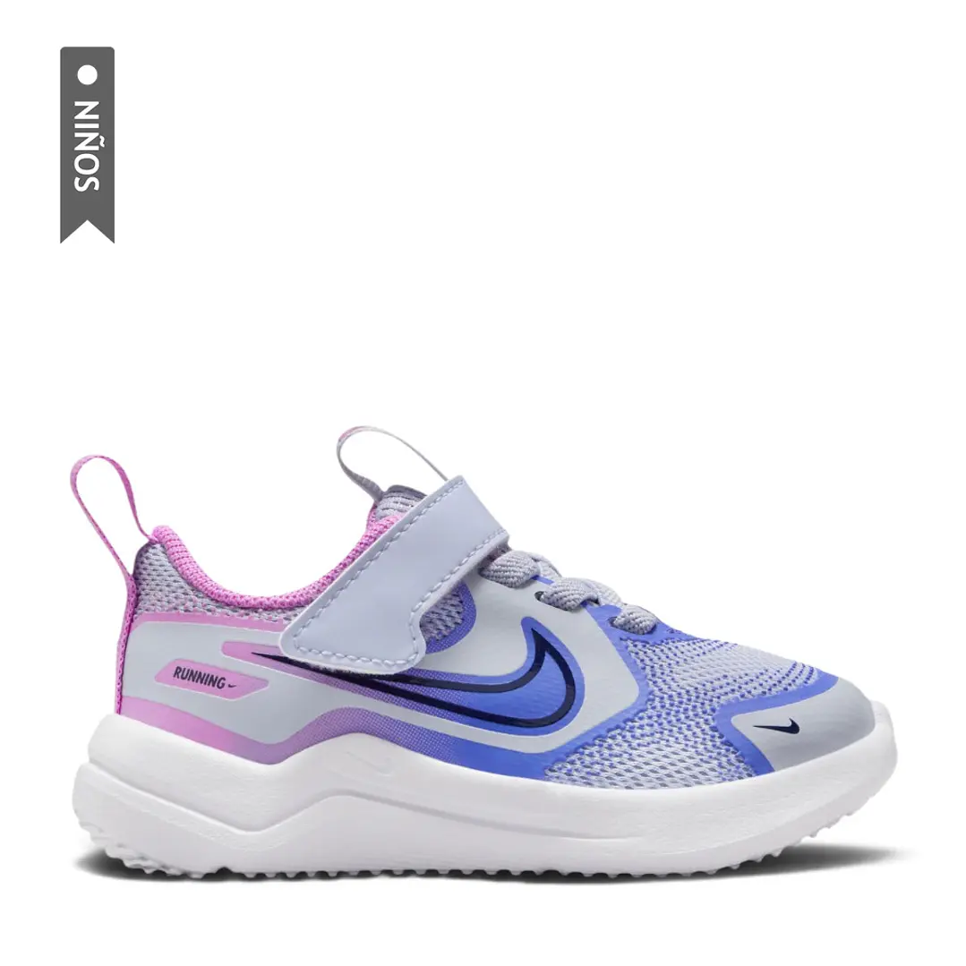 Tenis Nike Cosmic Runner Td Niño-Gris/Azul 1