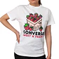 Camiseta Converse Basket Para Mujer-Blanco - Miniatura 4