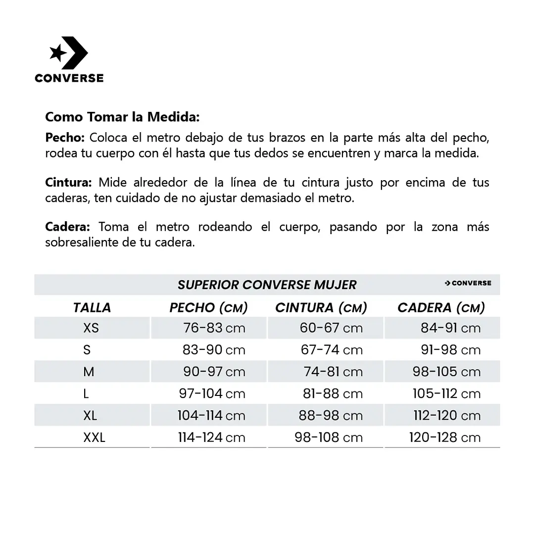 Camiseta Converse Basket Para Mujer-Blanco 6
