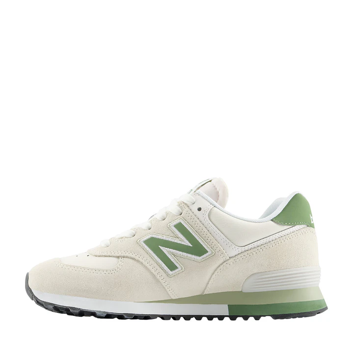 Tenis New Balance 574 Hombre-Beige/Verde 3