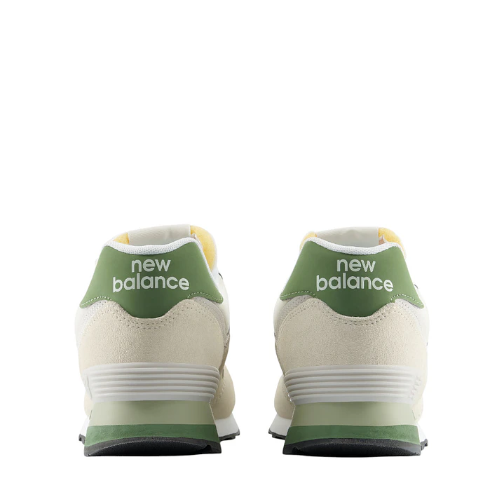 Tenis New Balance 574 Hombre-Beige/Verde 5