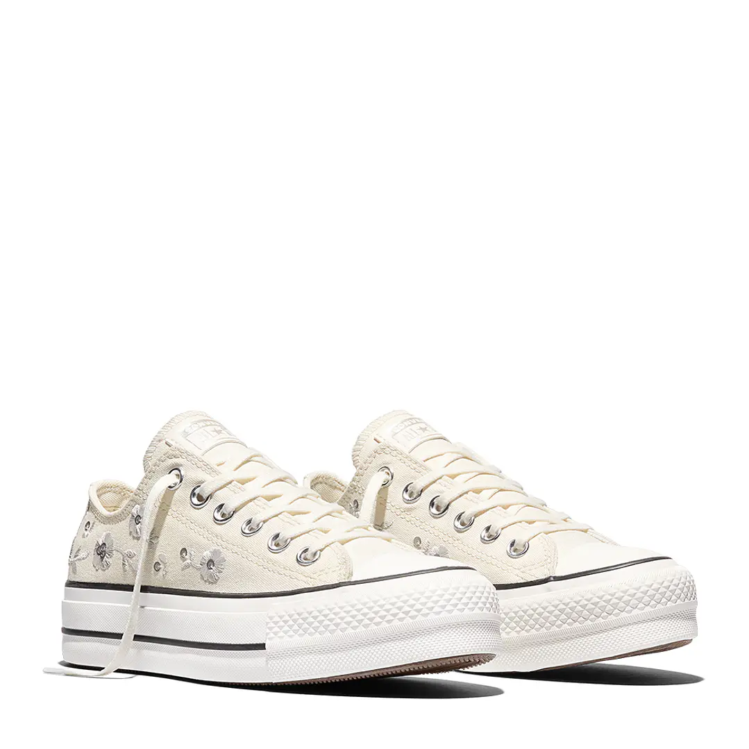 Tenis Converse Chuck Taylor All Star Lift Mujer-Beige 4