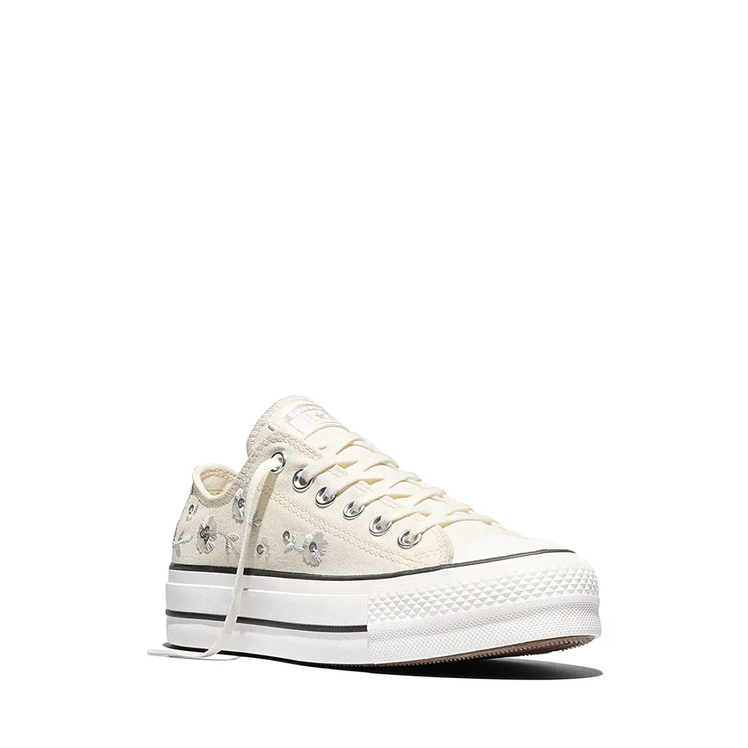 Tenis Converse Chuck Taylor All Star Lift Mujer-Beige 5