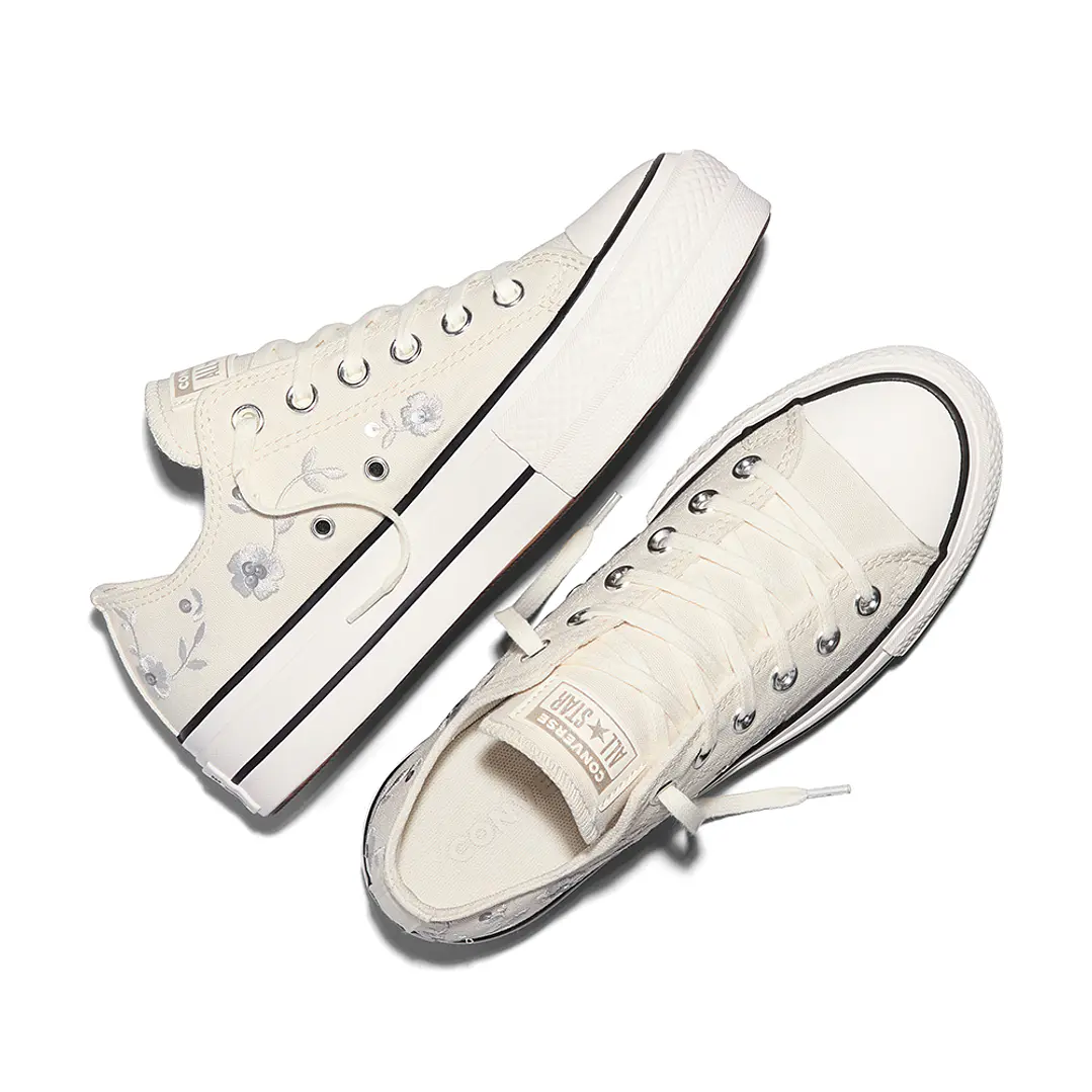 Tenis Converse Chuck Taylor All Star Lift Mujer-Beige 6