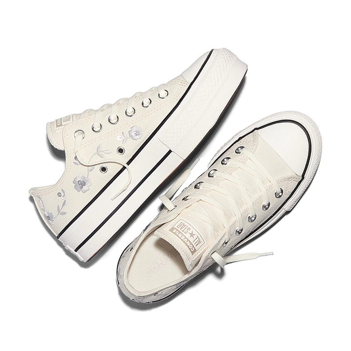 Tenis Converse Chuck Taylor All Star Lift Mujer-Beige 6
