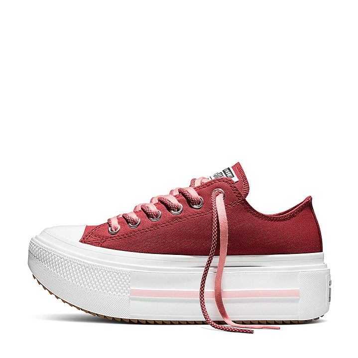 Tenis Converse Ctas Lift Double Stack Mujer-Rojo 3