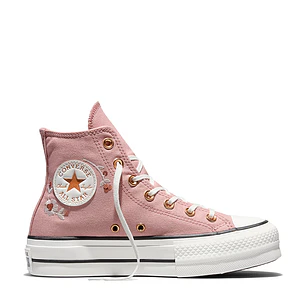 Tenis Botas Converse Chuck Taylor All Star Lift Mujer-Rosa