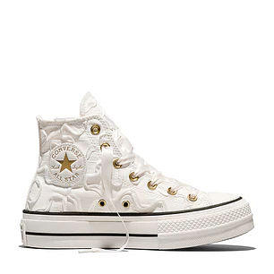 Tenis Botas Converse Chuck Taylor All Star Lift Mujer-Blanco