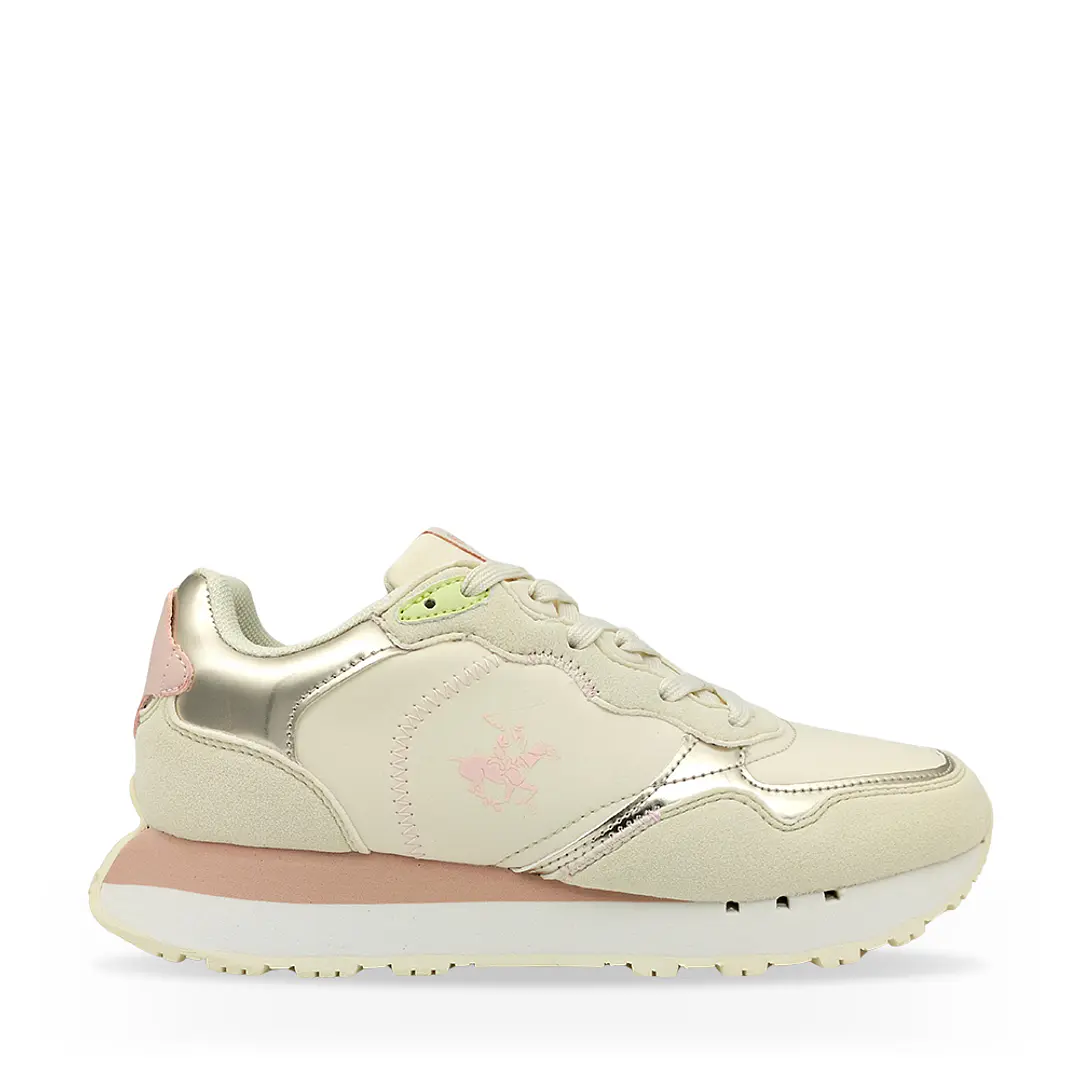 Tenis Beverly Hills Polo Club Violet Mujer-Beige 1
