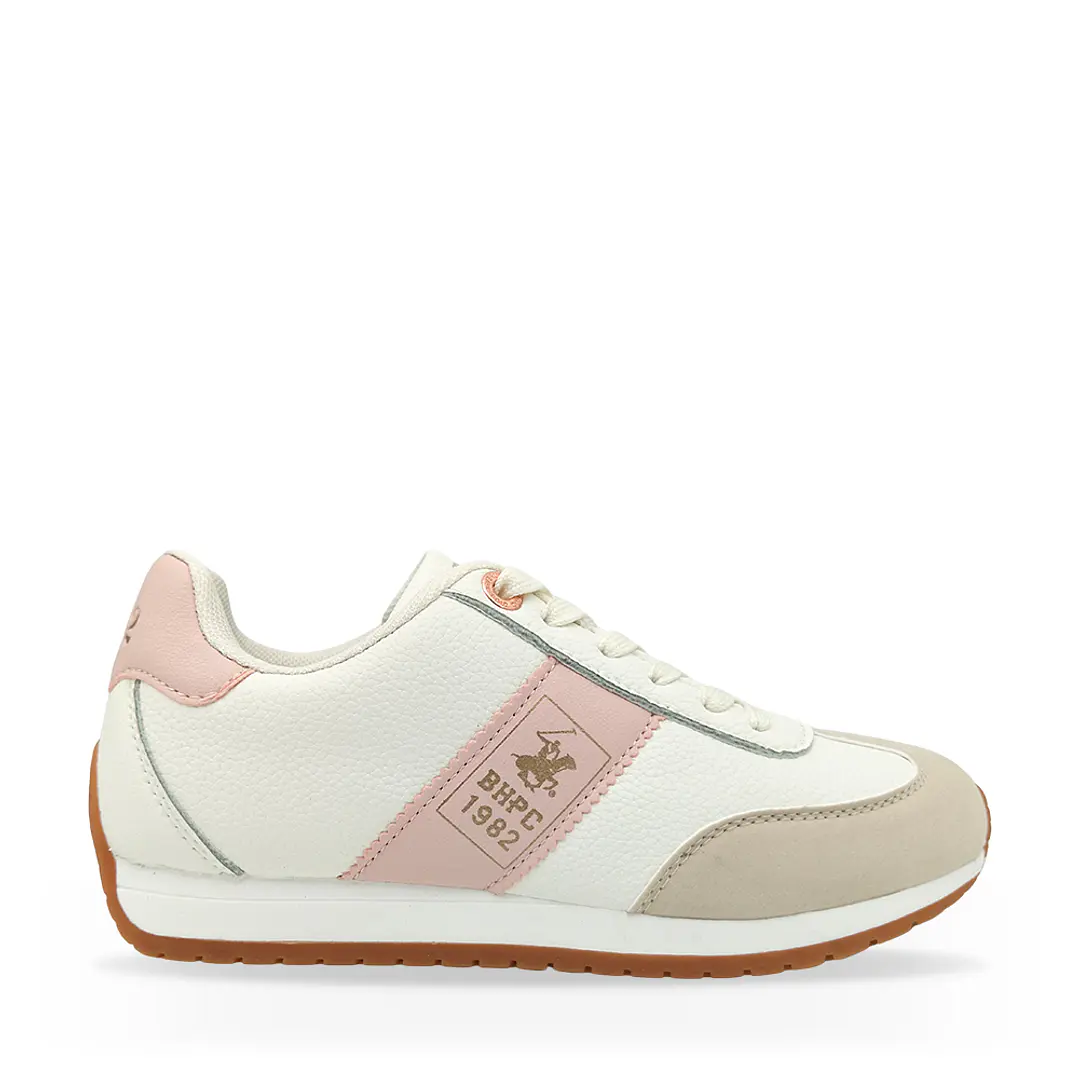 Tenis Beverly Hills Polo Club Alexa Mujer-Blanco/Rosa 1