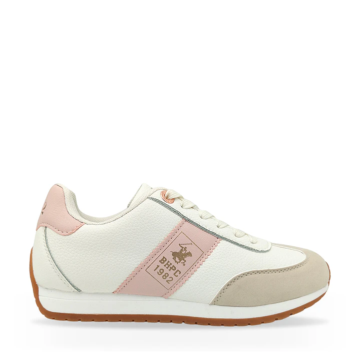 Tenis Beverly Hills Polo Club Alexa Mujer-Blanco/Rosa 1