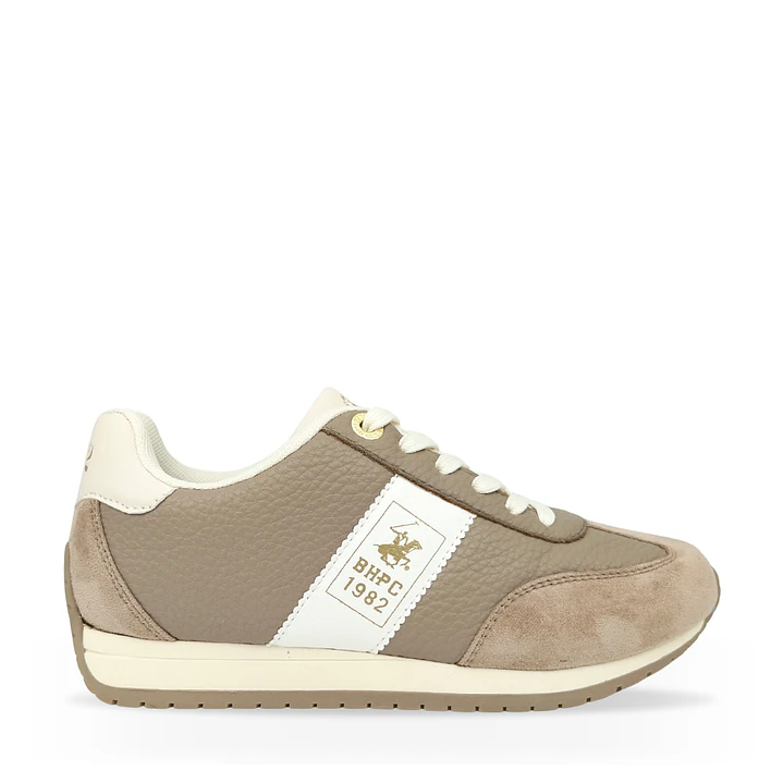 Tenis Beverly Hills Polo Club Alexa Mujer-Café Claro 1