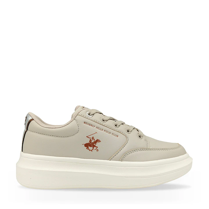 Tenis Beverly Hills Polo Club Drecy Mujer-Beige 1
