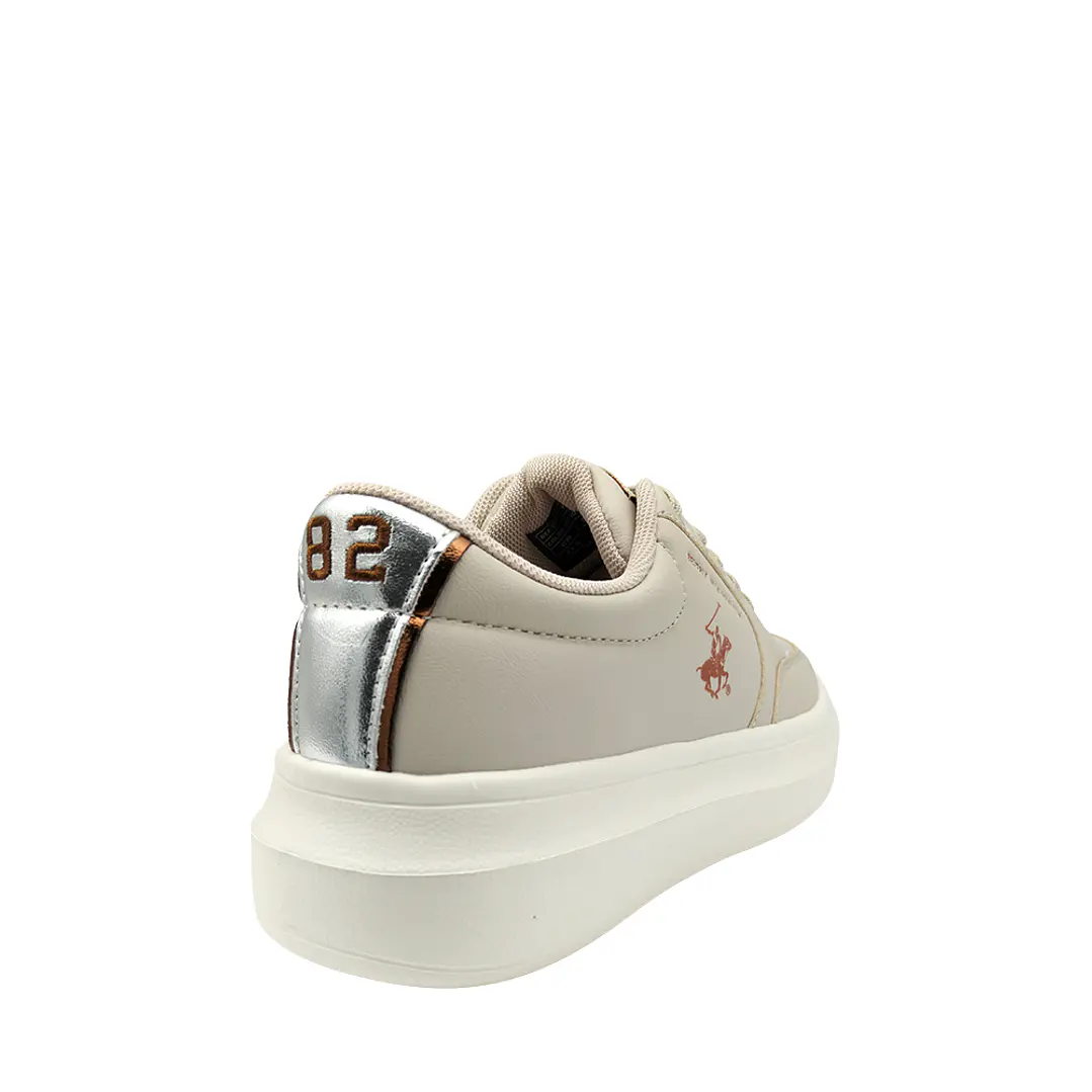 Tenis Beverly Hills Polo Club Drecy Mujer-Beige 5