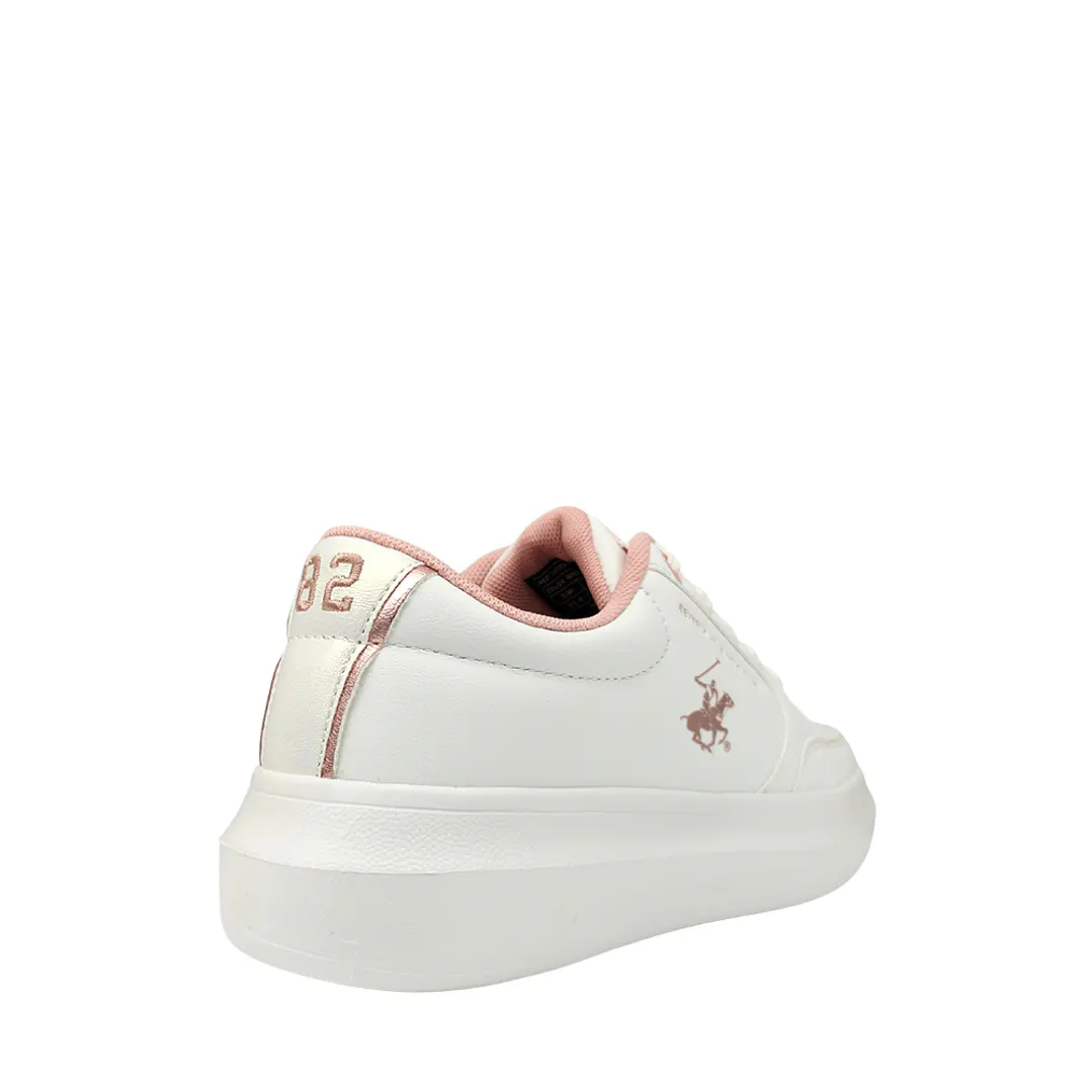 Tenis Beverly Hills Polo Club Drecy Mujer-Blanco/Rosa 5