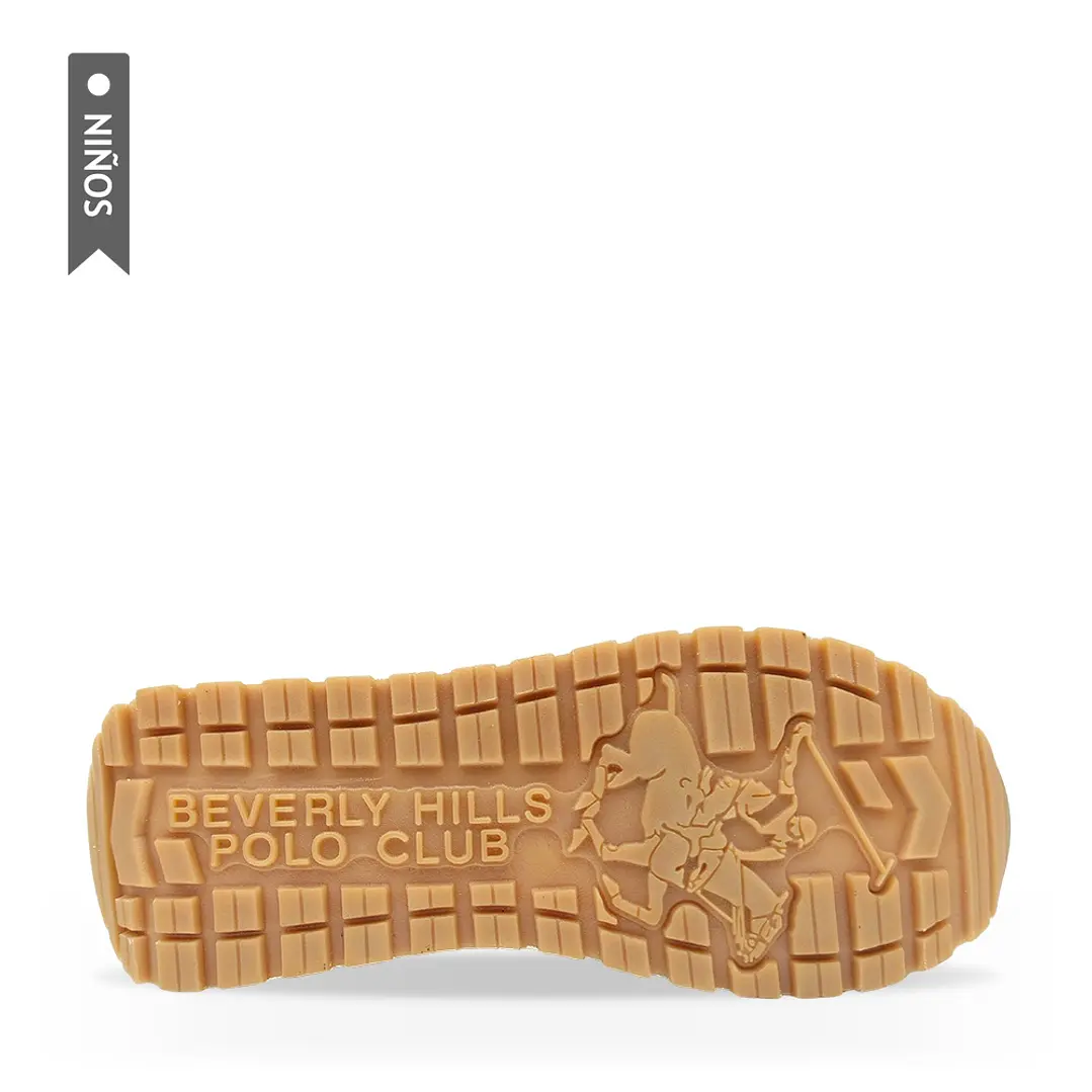 Tenis Beverly Hills Polo Club Dumond Niño-Gris 6