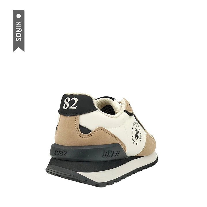 Tenis Beverly Hills Polo Club Dumond Niño-Beige 5
