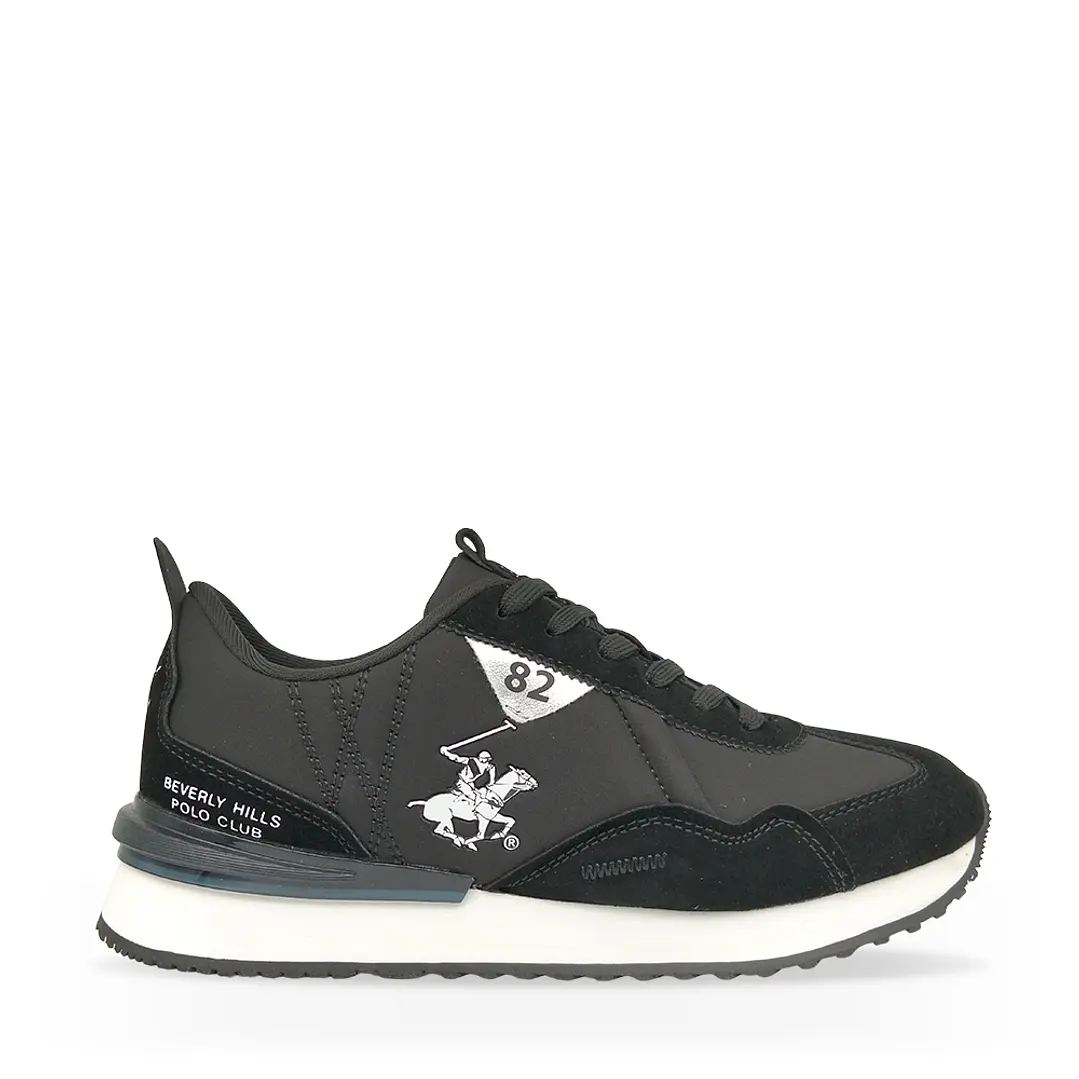 Tenis Beverly Hills Polo Club Kenny Mujer-Negro 1