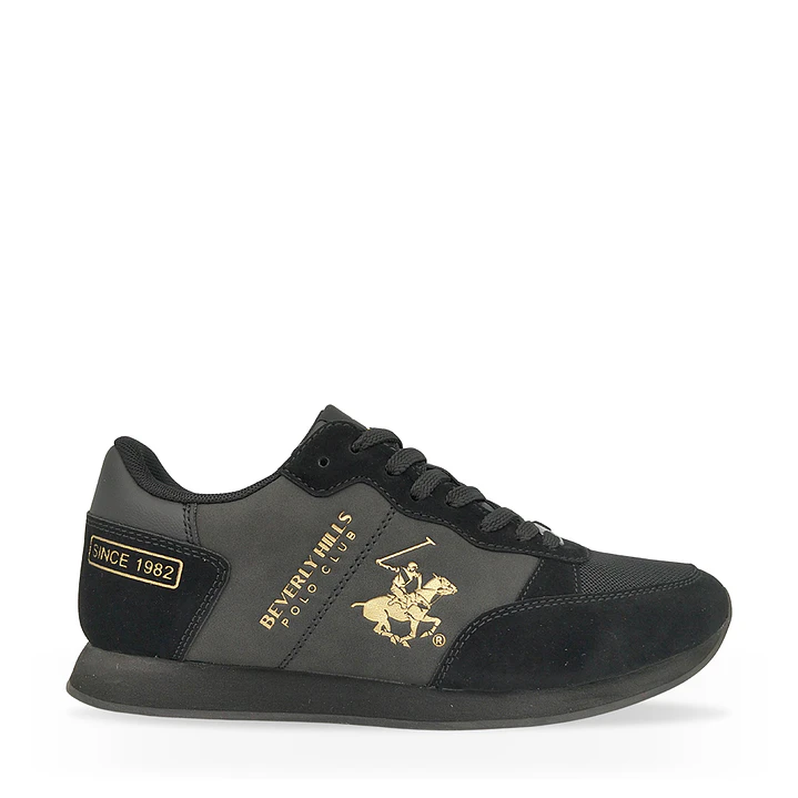 Tenis Beverly Hills Polo Club Philipe Hombre-Negro 1