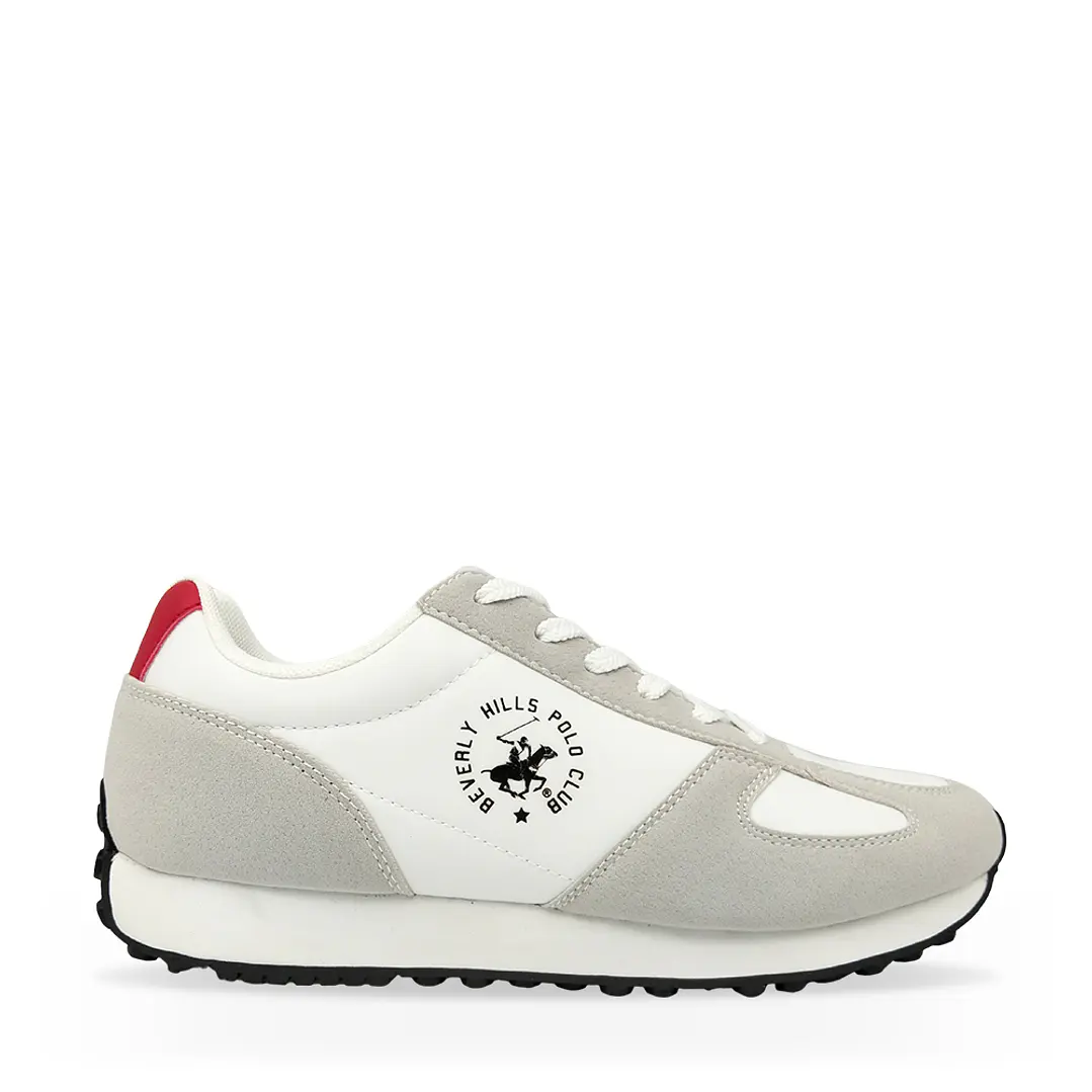 Tenis Beverly Hills Polo Club Faster Hombre-Blanco/Gris 1