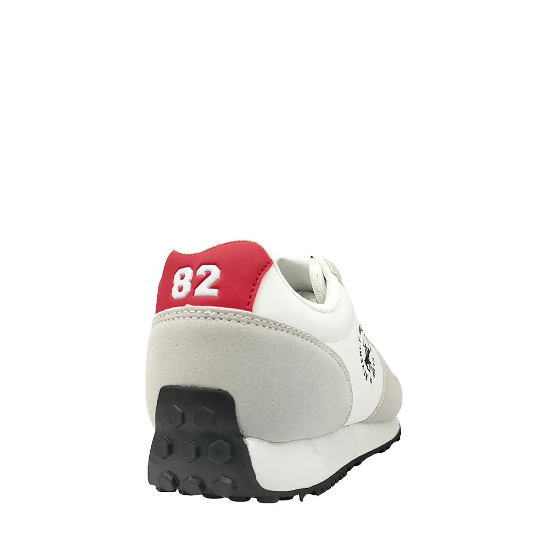 Tenis Beverly Hills Polo Club Faster Hombre-Blanco/Gris 5