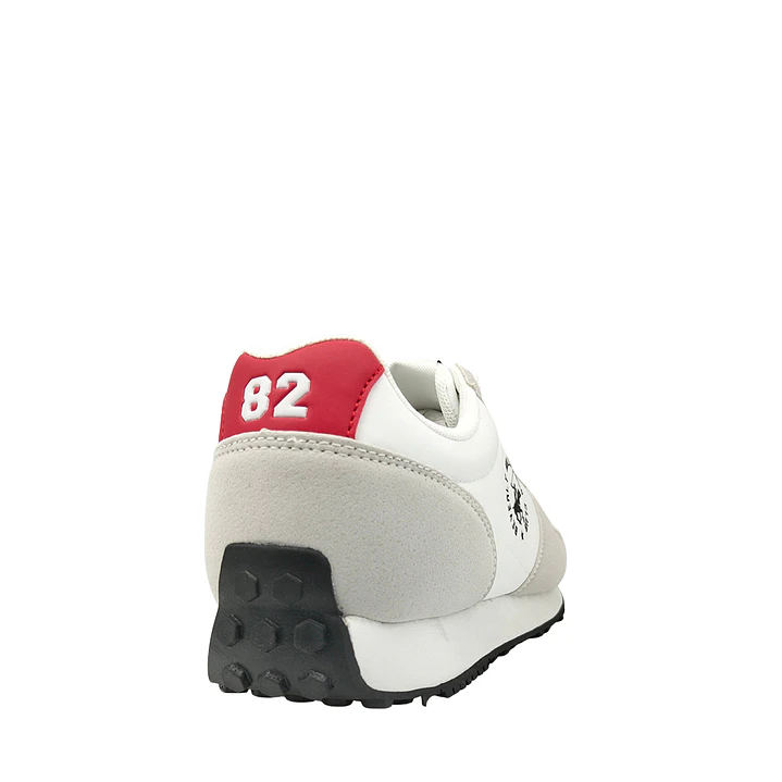 Tenis Beverly Hills Polo Club Faster Hombre-Blanco/Gris 5