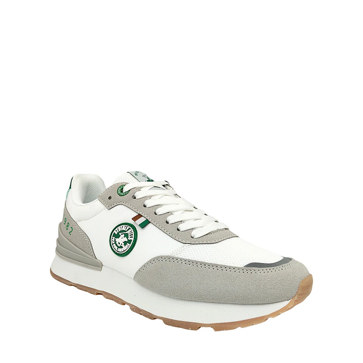 Tenis Beverly Hills Polo Club Silas Hombre-Blanco/Gris 4