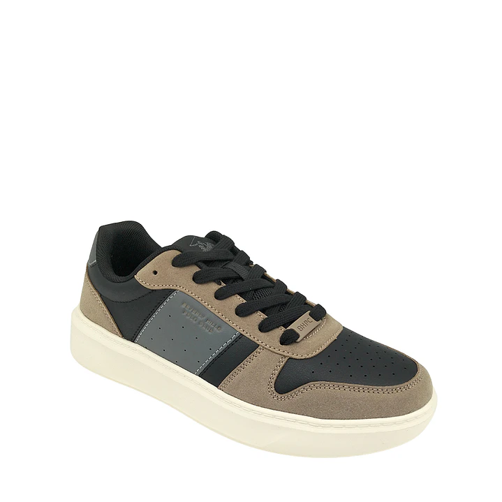 Tenis Beverly Hills Polo Club Sole Hombre-Negro/Café 4