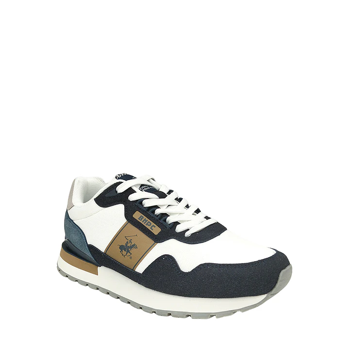 Tenis Beverly Hills Polo Club Pulsar Hombre-Blanco/Azul 4