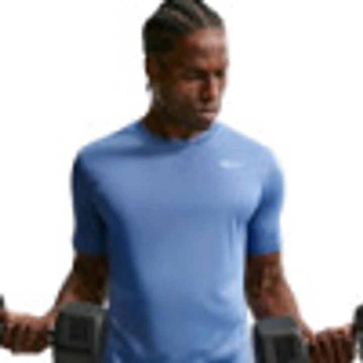 Camiseta Nike M Df Tee Std Flex Hombre-Azul 4